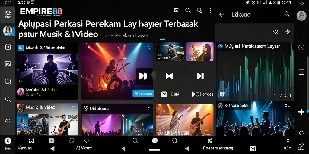 Tampilan antarmuka EMPIRE88 yang sederhana dan menarik.