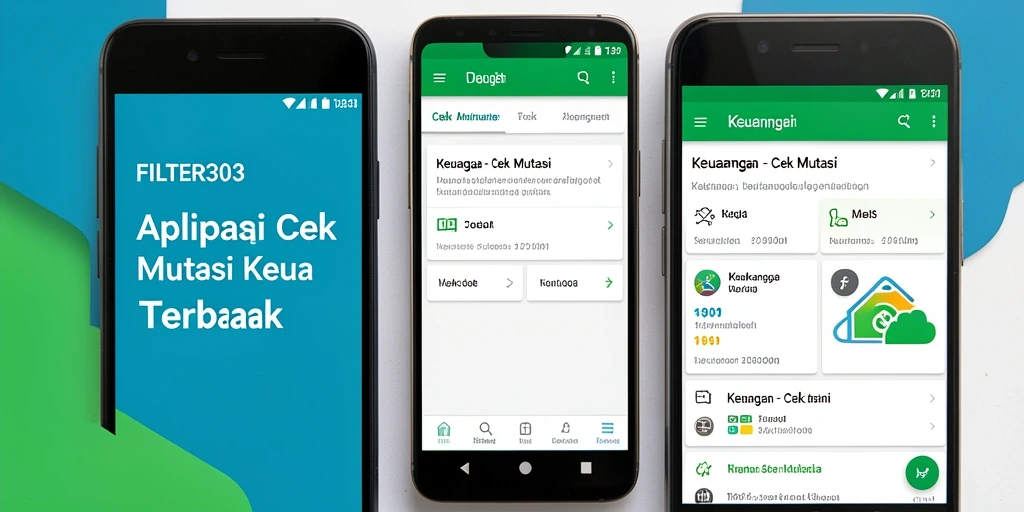 Antarmuka aplikasi FILTER303 yang menampilkan fitur Cek Mutasi.