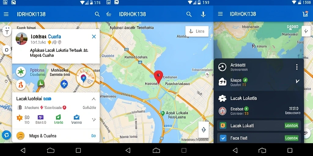 Screenshot antarmuka utama IDRHOKI138 dengan peta interaktif.